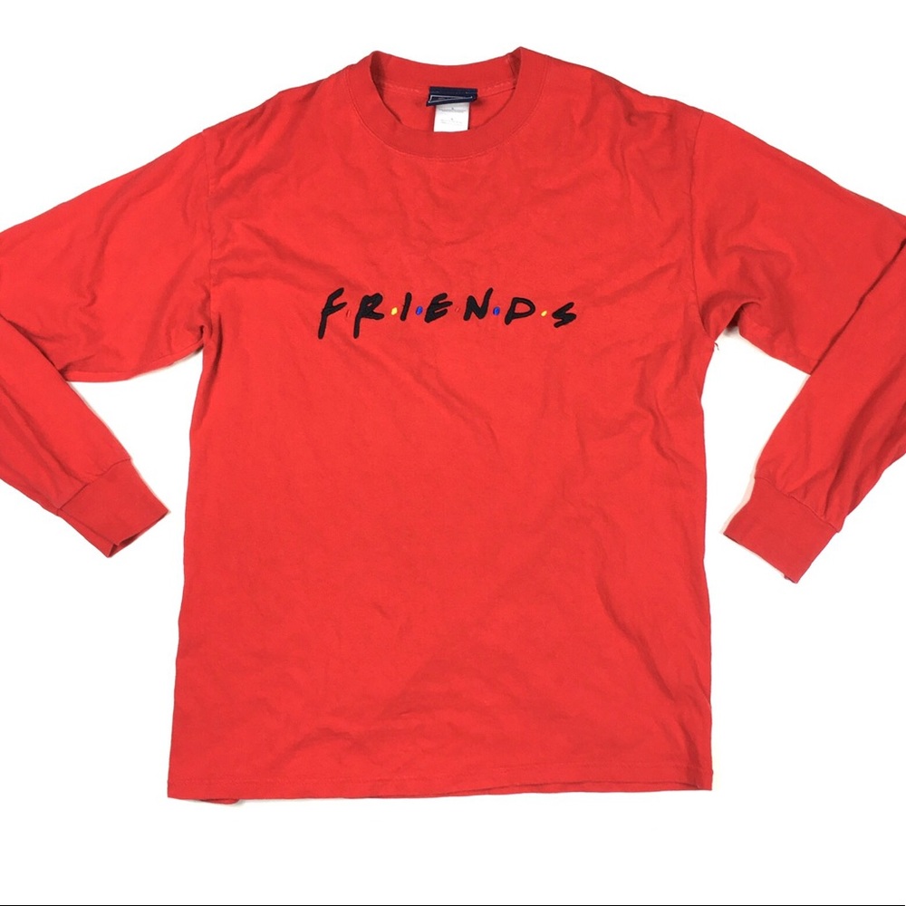 Vintage FRIENDS NBC Embroidered Long Sleeve Tee